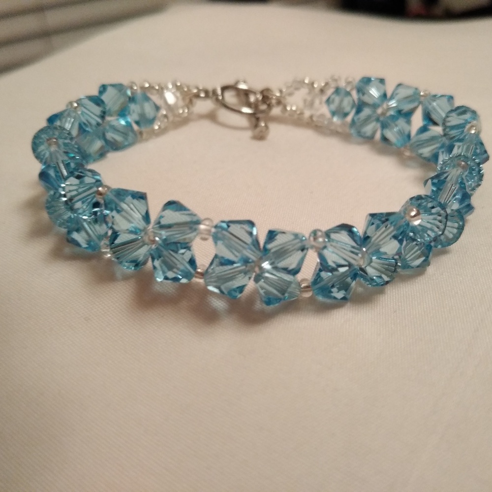 Swarovski "aquamarine" Crystal bracelet